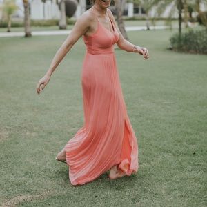 David’s Bridal- Coral Bridesmaid Dress
